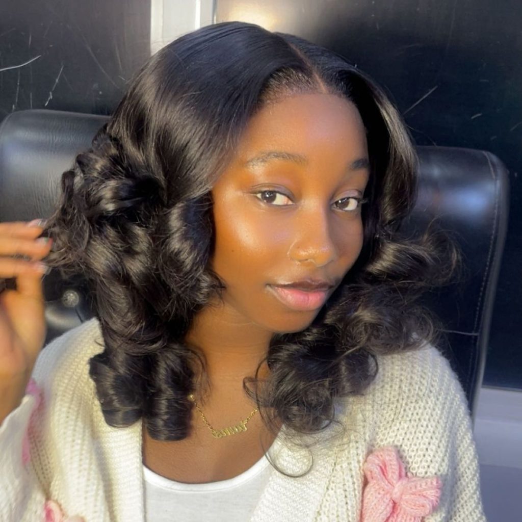Closure hair installation by Timi Hairtertainment, Lekki, Lagos